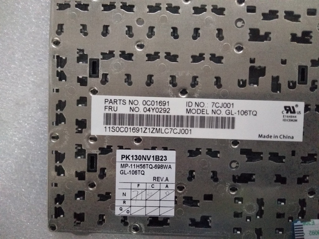 Lenovo Ki Keyboards Internal - 04Y0292