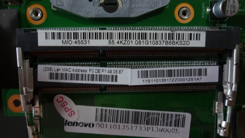 Lenovo 11013517 Mb La47 Uma For Qc New W/3G/Bt