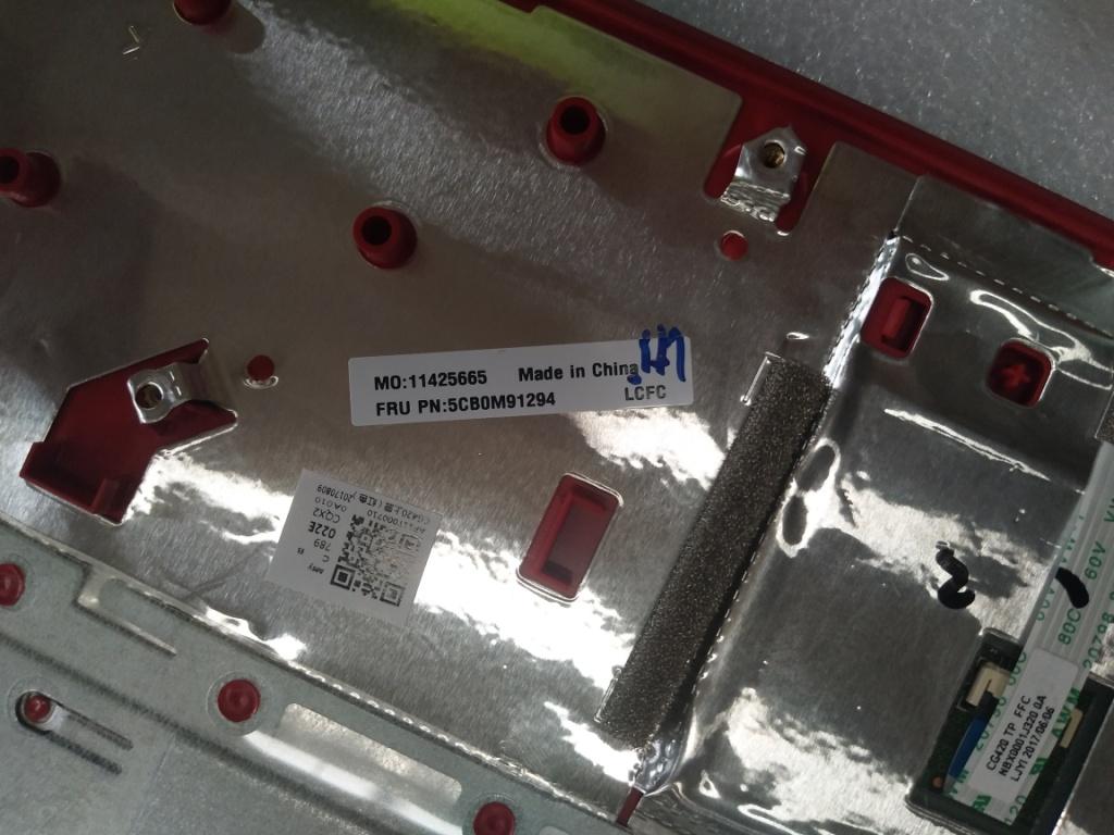 Lenovo Logic Upper Assembly 14T Red C - 5CB0M91294