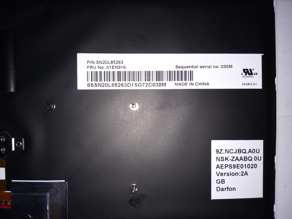 Lenovo Bell2 Slv Kbd,Gb,Dfn Bl - 01EN916