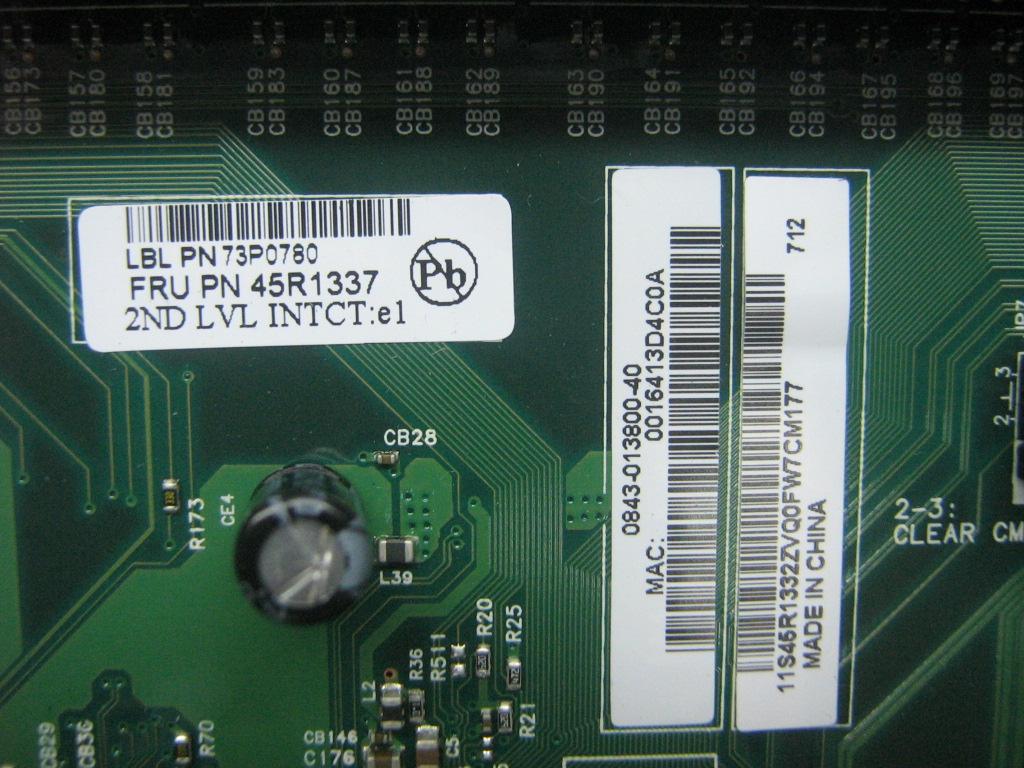 Lenovo Bdplanar Sys Planar - 45R1337