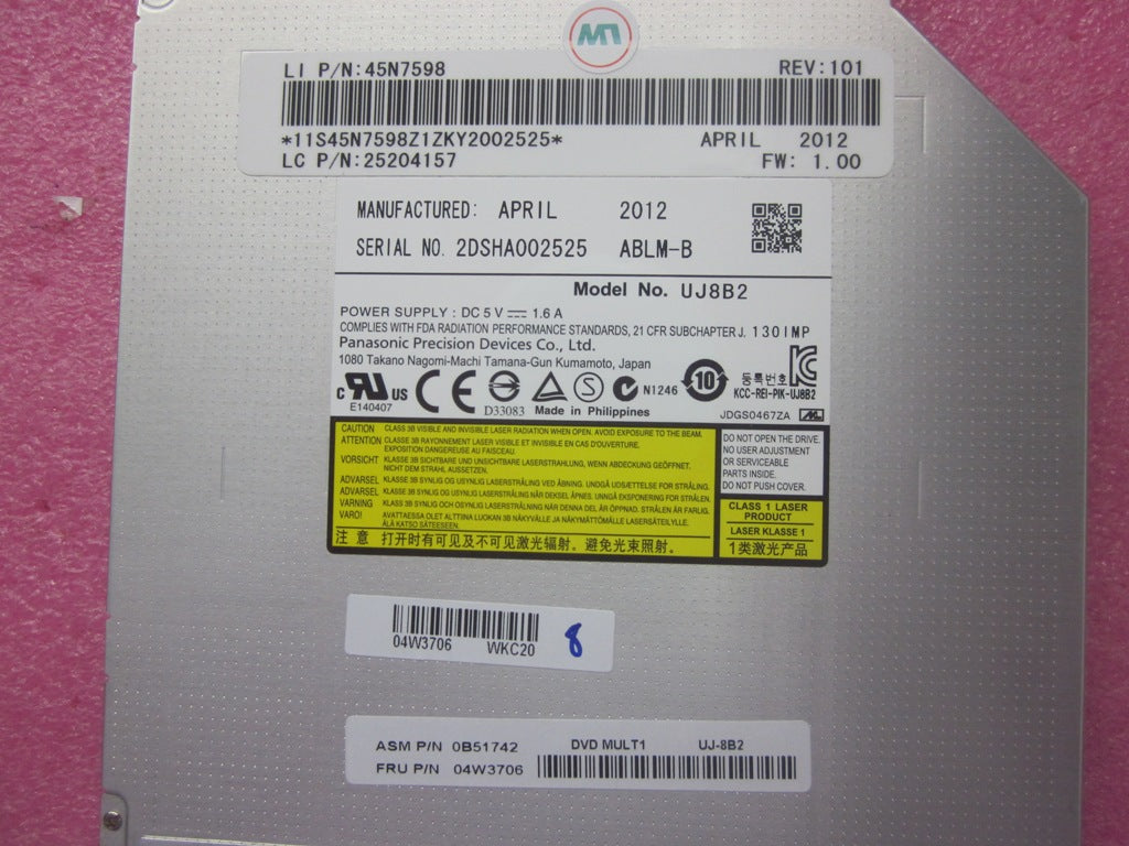 Lenovo Odd Asm Psn Sbds12 - 04W3706