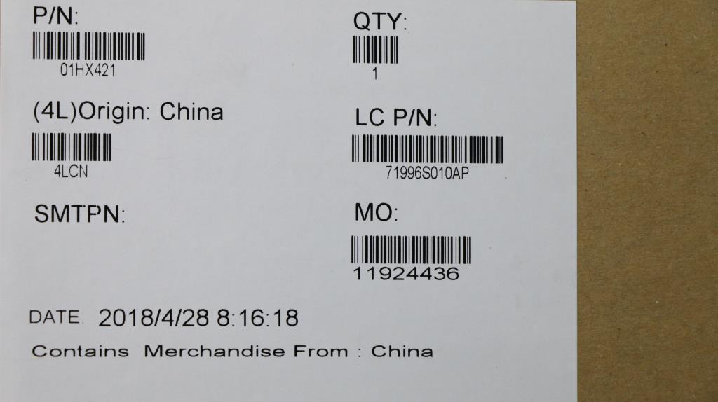 Lenovo Et480 Kb Chy Bl Kb Cfr - 01HX421