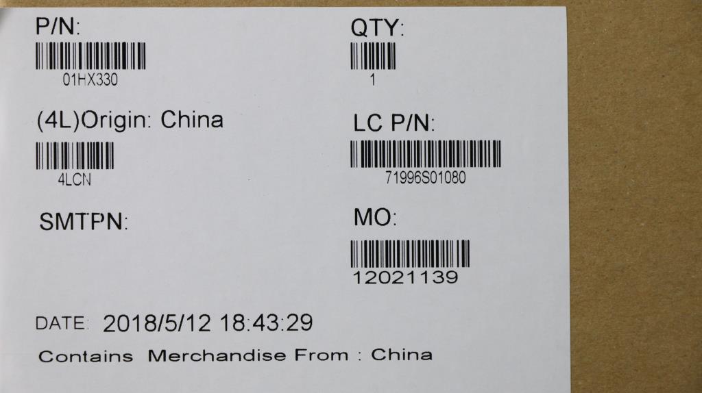 Lenovo Et480 Kb Chy Nbl Kb Kr - 01HX330