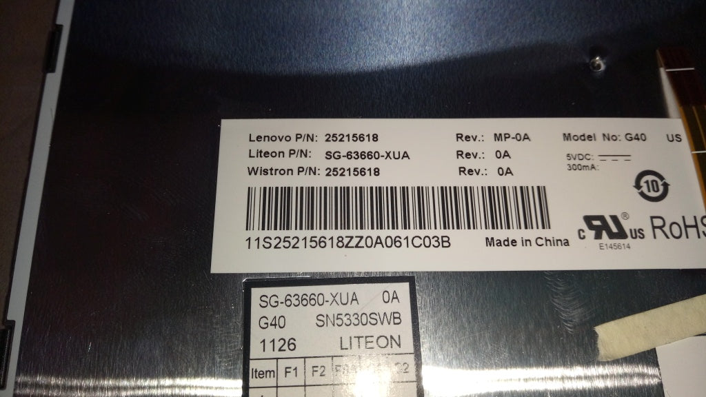 Lenovo Ki Keyboards Internal - 25215618