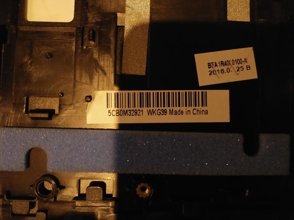 Lenovo Up Assembly W/Kb Bl Bk Fp Yoga - 5CB0M32921