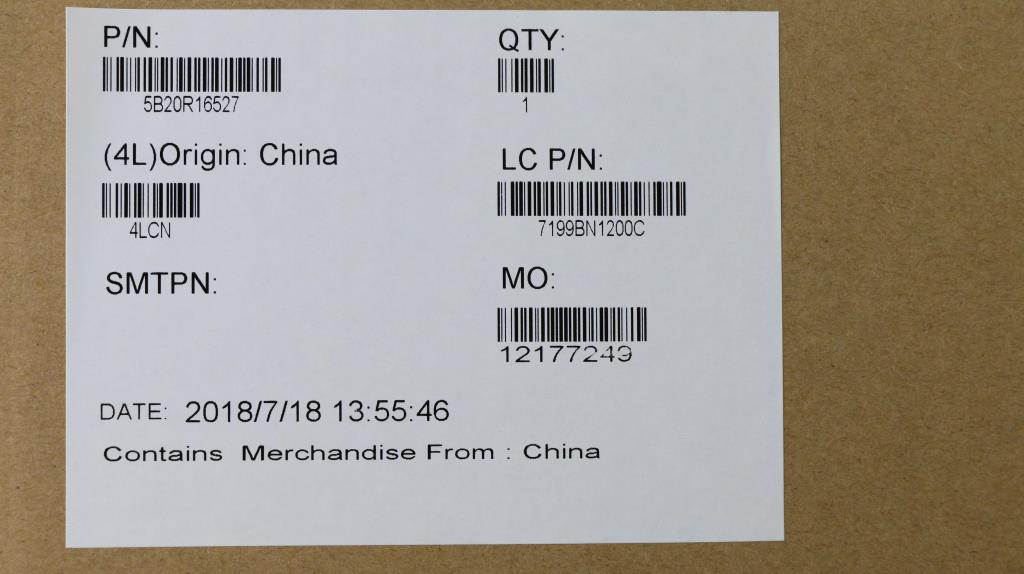 Lenovo System Board Planar Motherboar - 5B20R16527