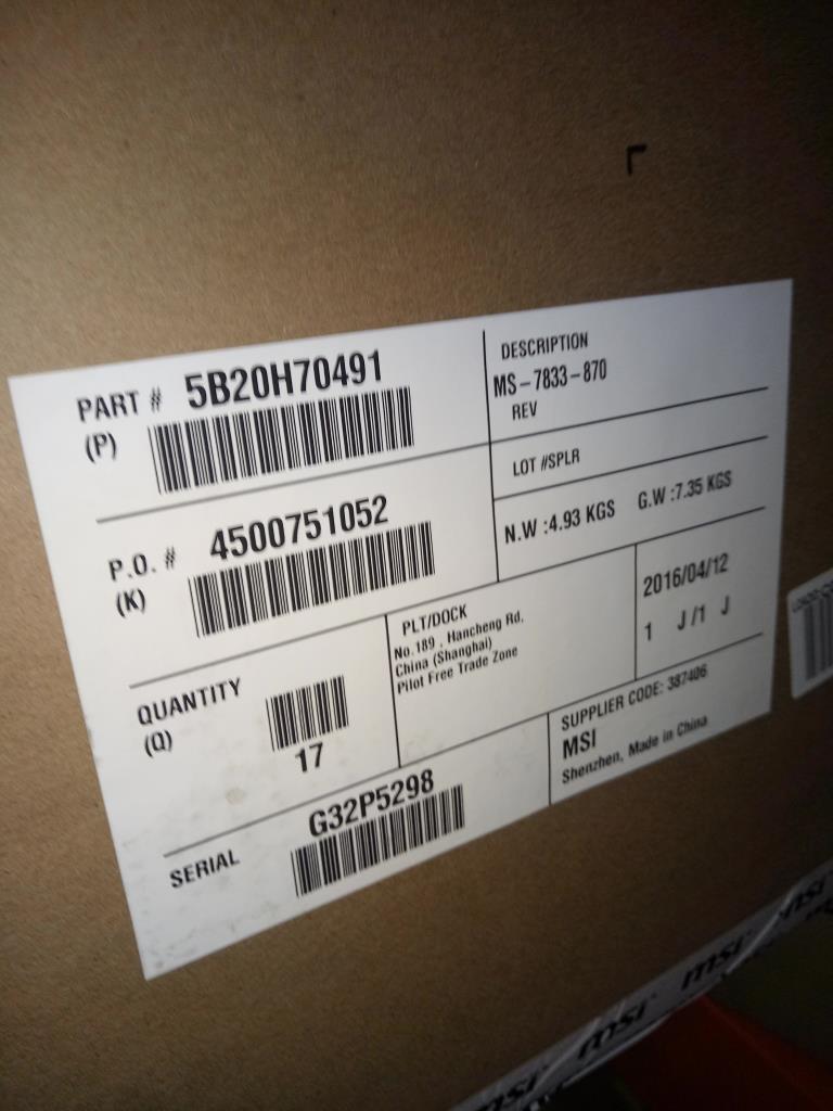 Lenovo Pl System Boards - 5B20H70491