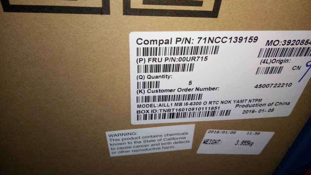 Lenovo Pl System Boards - 00UR715