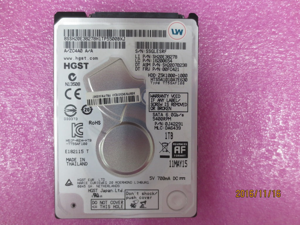 Lenovo Hd Hard Drives - 04X5967