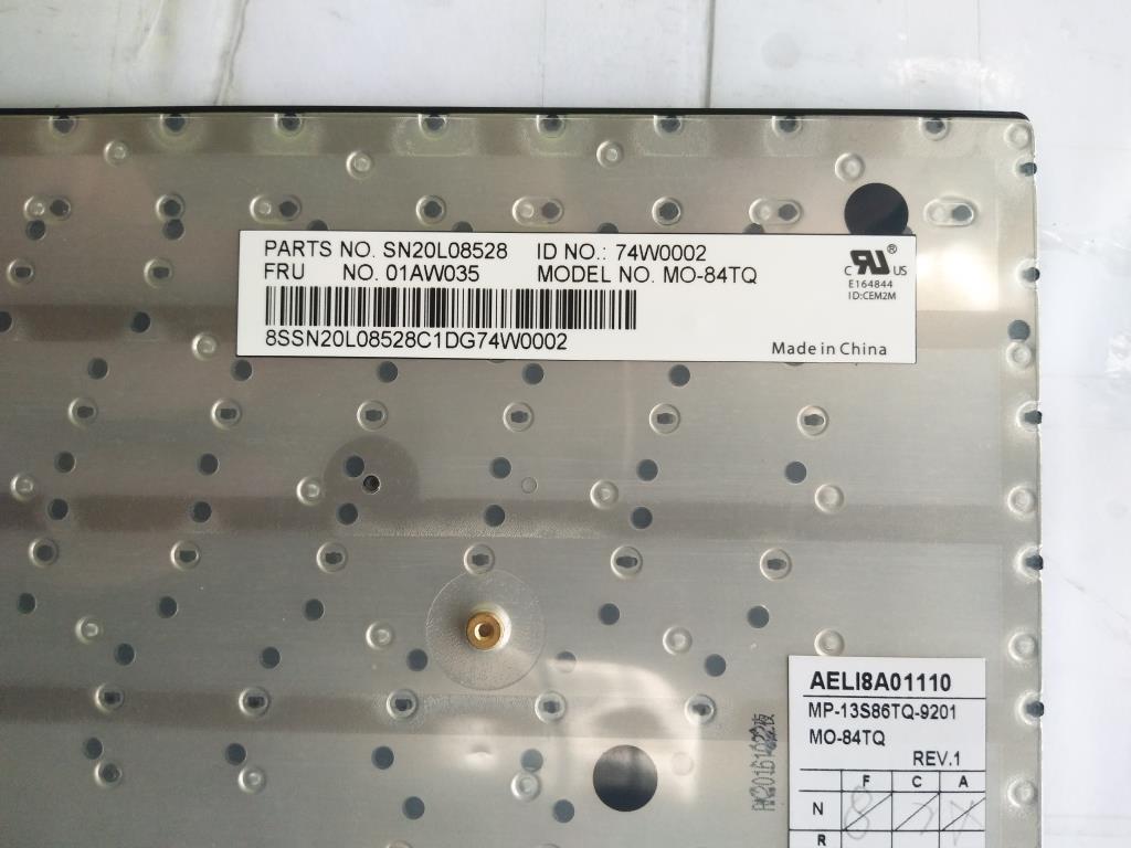 Lenovo Ki Keyboards Internal - 01AW035
