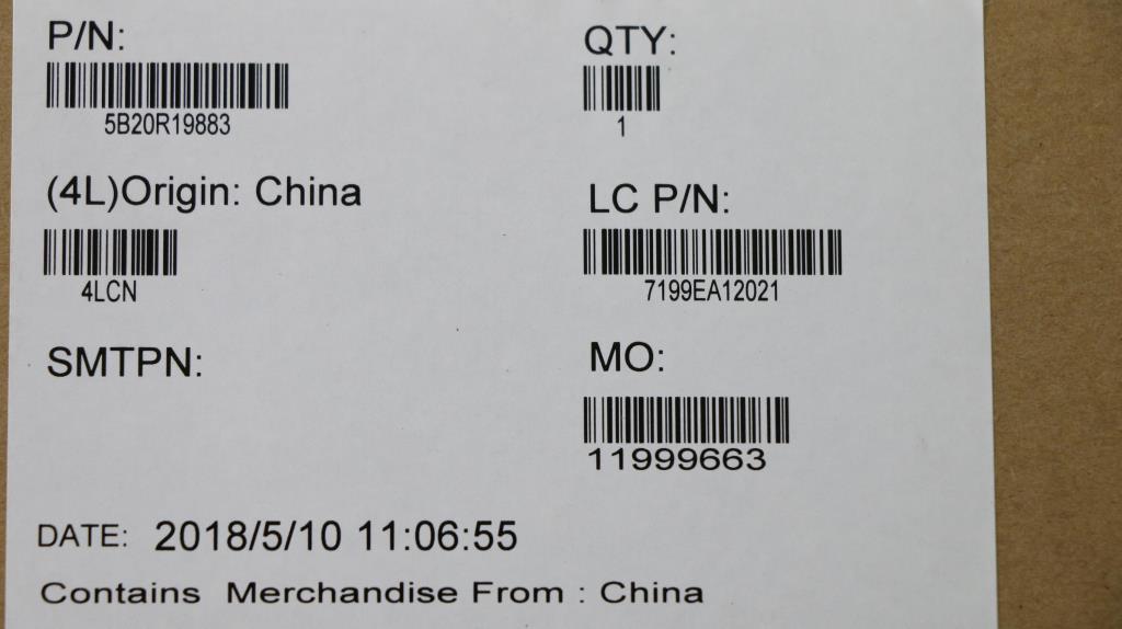 Lenovo System Board Planar Motherboar - 5B20R19883