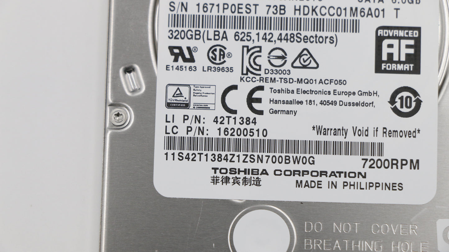 Lenovo 42T1259 Hard Drive