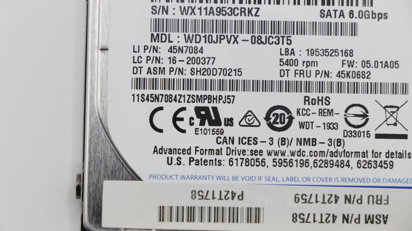 Lenovo Hd Hard Drives - 42T1759
