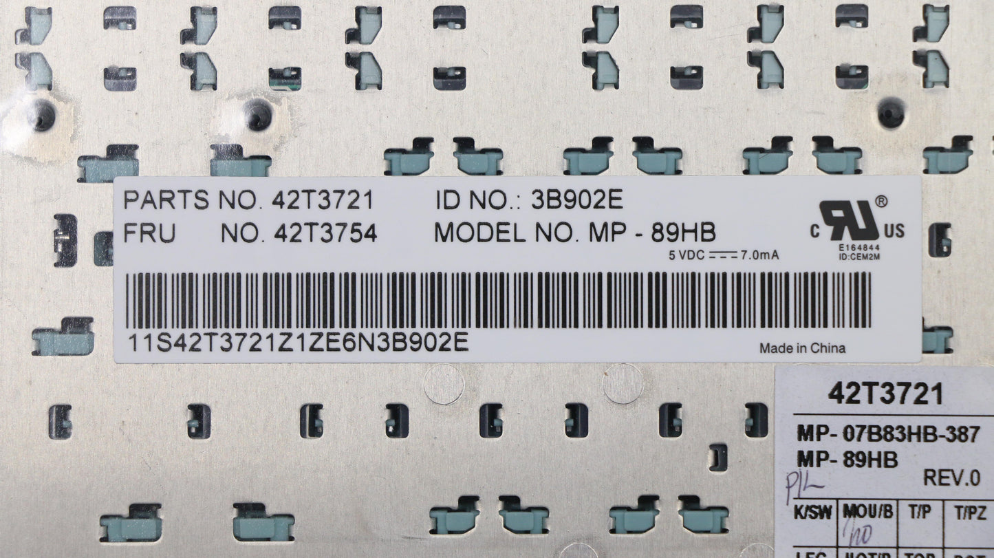 Lenovo Ki Keyboards Internal - 42T3754