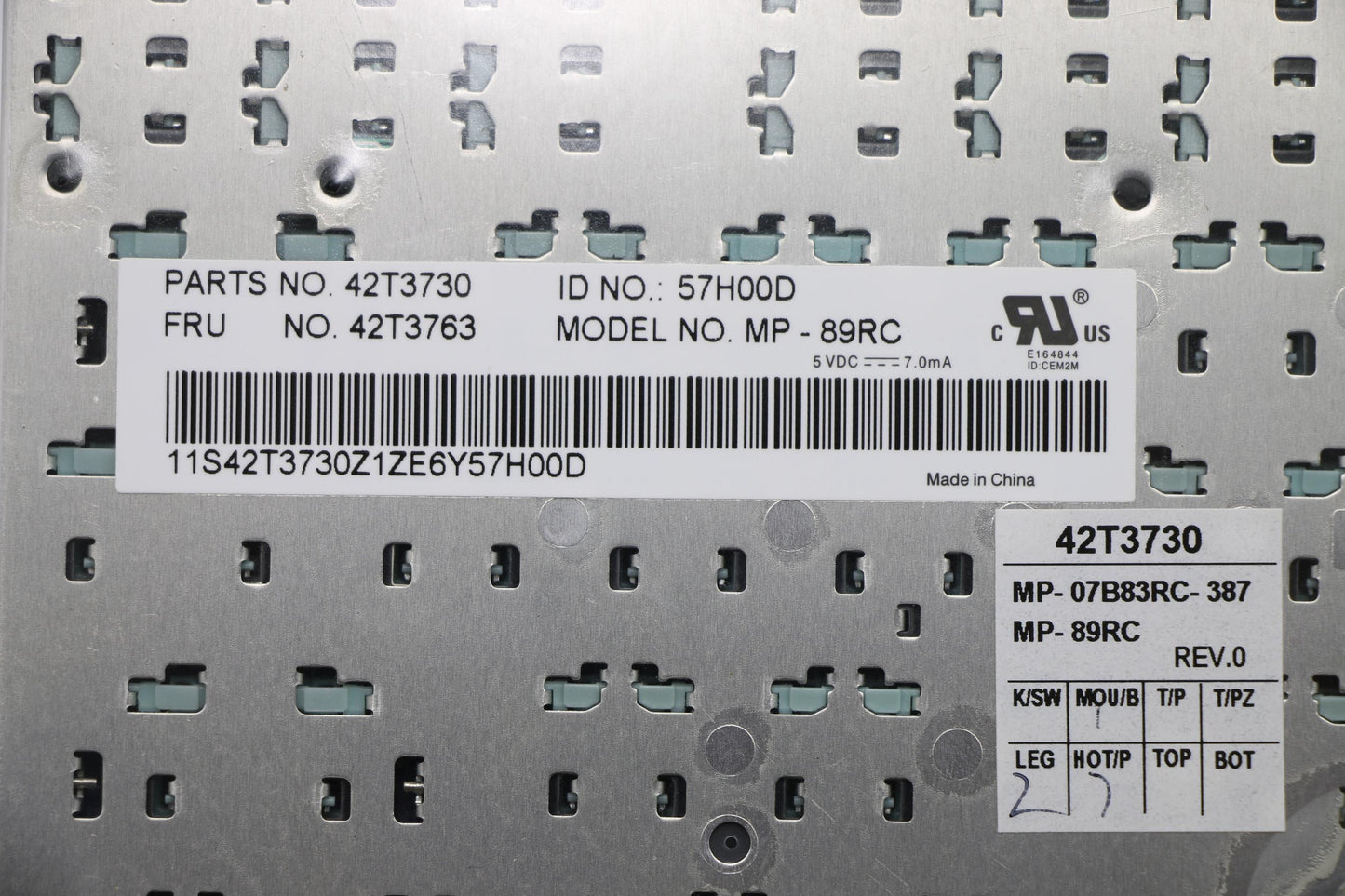 Lenovo Ki Keyboards Internal - 42T3763