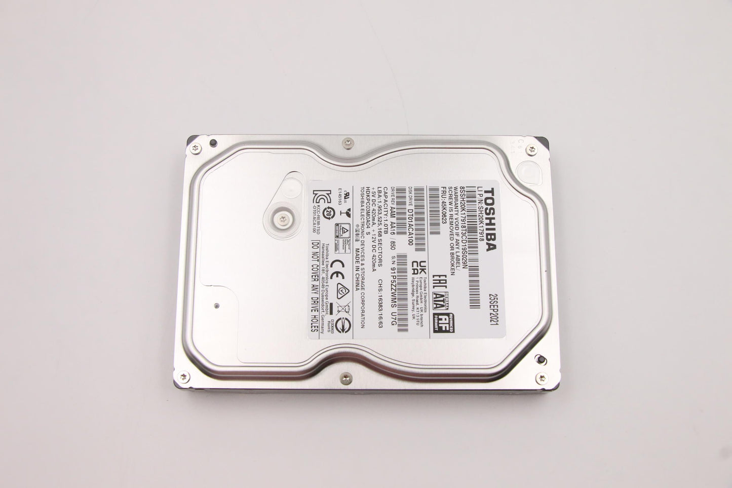 Lenovo 45K0623 1Tb Hdd 7200Rpm Sata 3Gbps 32M