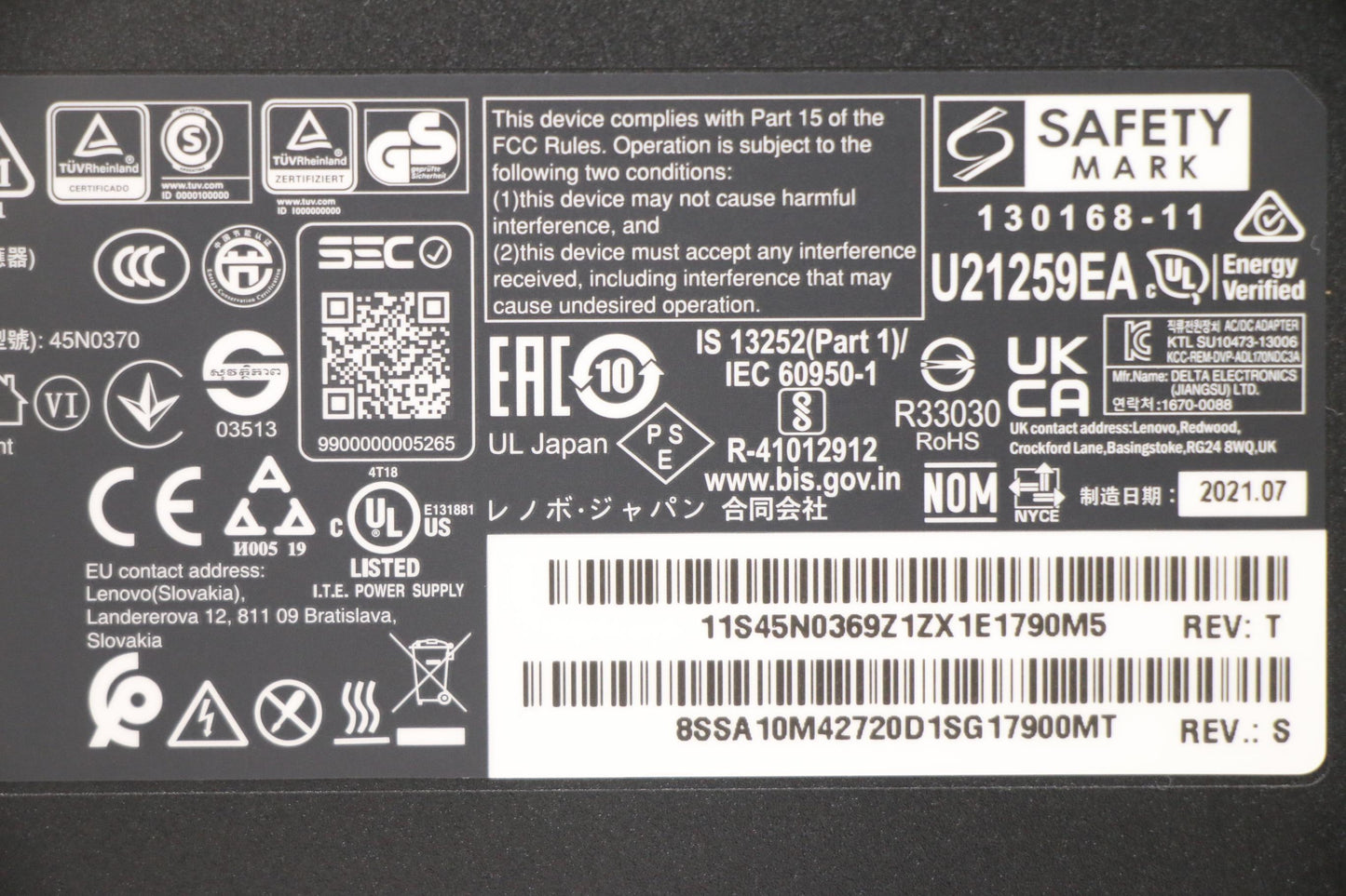 Lenovo Ad Ac Adapters - 45N0370