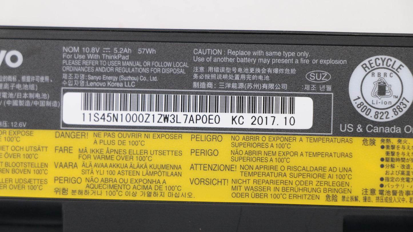 Lenovo 45N1001 Ba Rechargeable Batteries