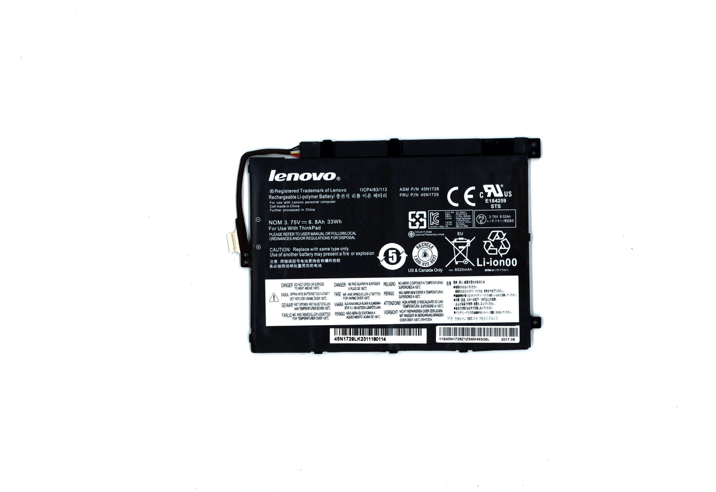 Lenovo 45N1729 Battery