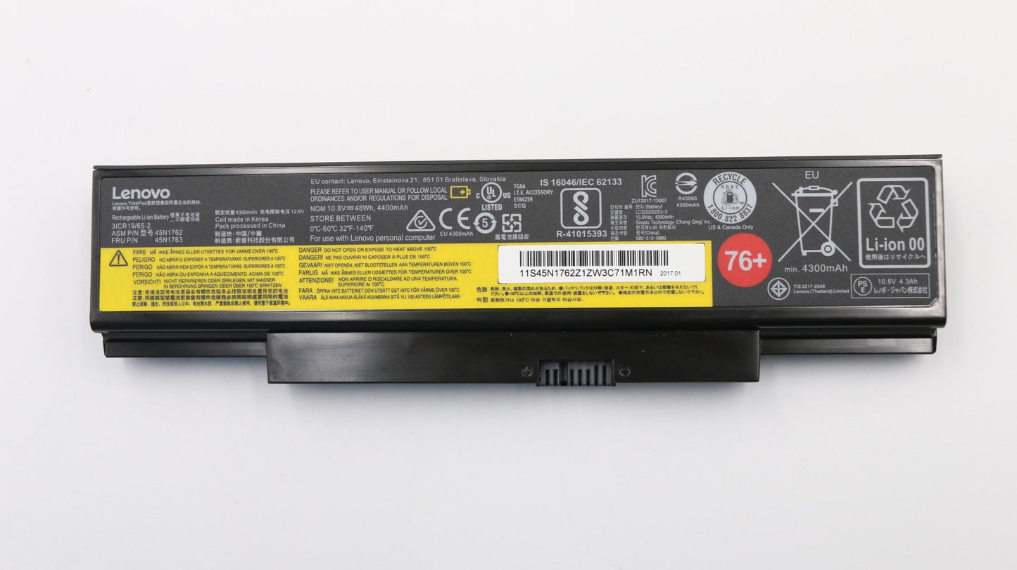 Lenovo Laptop Battery - 45N1763