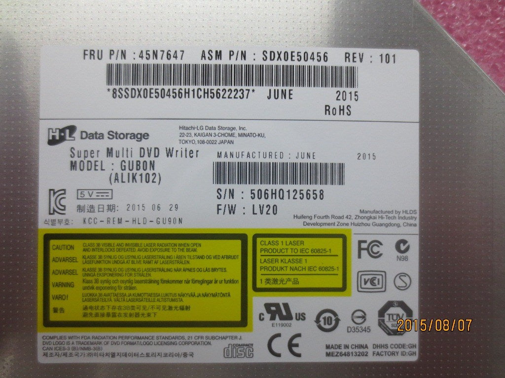 Lenovo 45N7647 Optical Drives