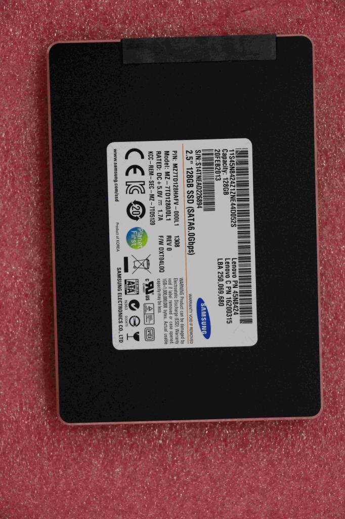 Lenovo 16200315 Ssd 128Gb Samsung Mz7Td128Hafv