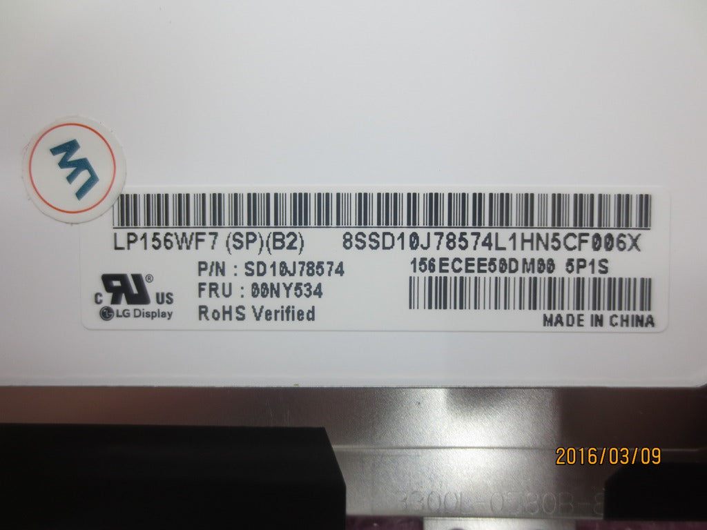Lenovo Lp Lcd Panels - 00NY534