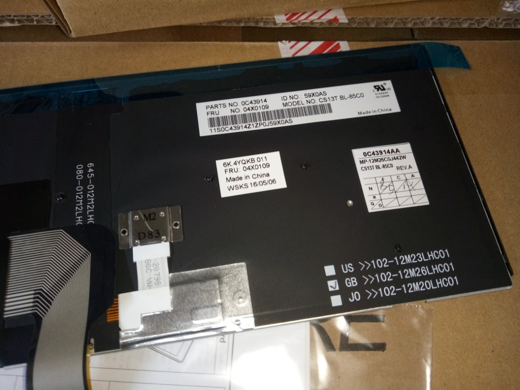 Lenovo Ki Keyboards Internal - 04X0109