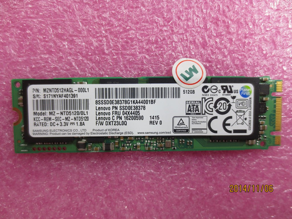 Lenovo 04X4405 Lenovo Drive Ssd M.2 2280