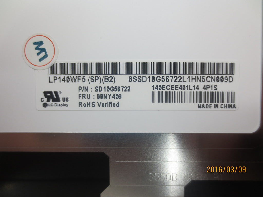 Lenovo Lp Lcd Panels - 00NY409