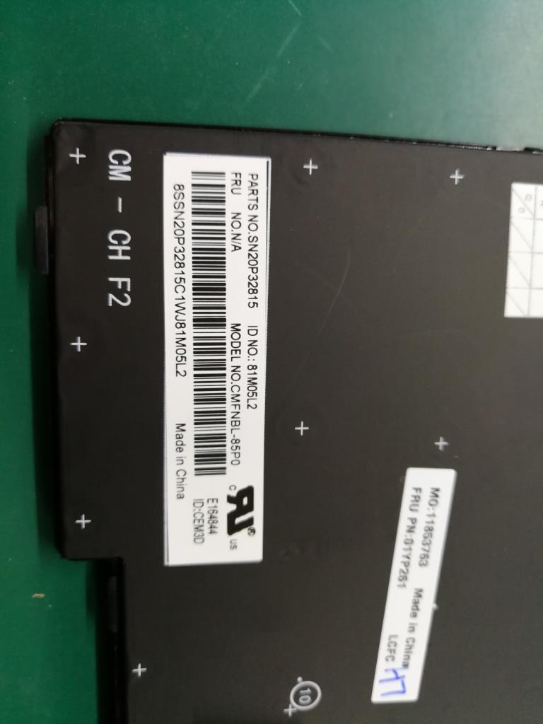 Lenovo 01YP261 Fru Como Fl Chy Kb Bk Pt