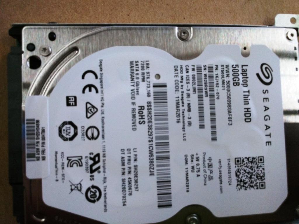 Lenovo Hd Hard Drives - 00HT891