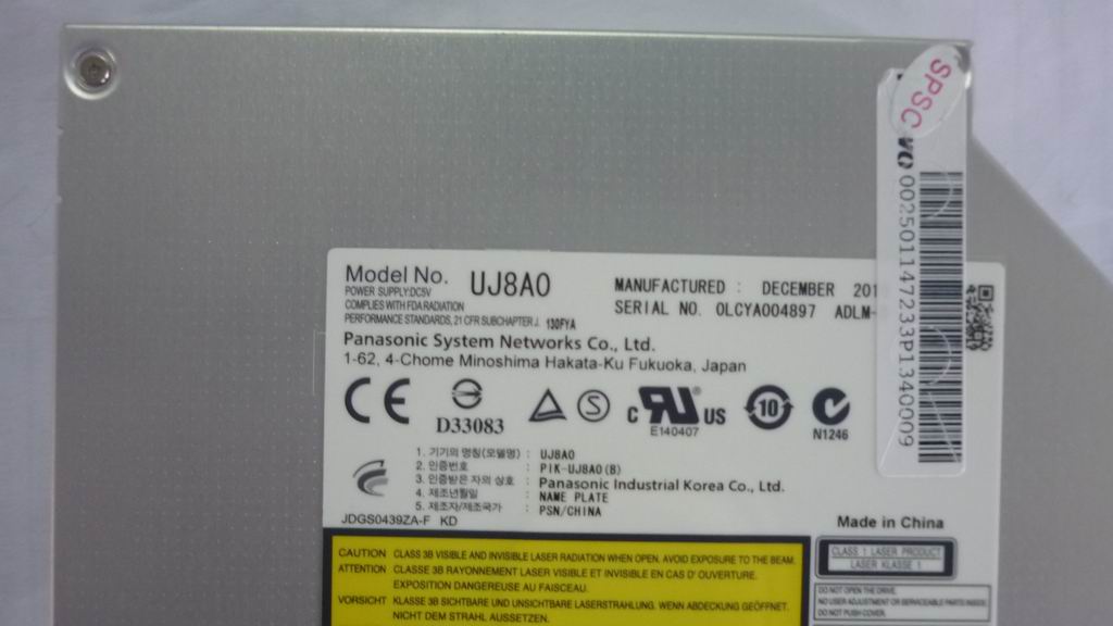 Lenovo 25011472 Rambo Psn Uj8A0 Tray In