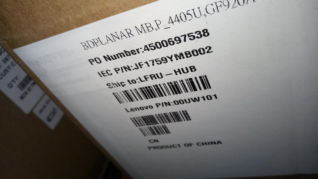 Lenovo Pl System Boards - 00UW101