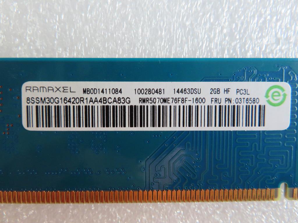 Lenovo 03T7219 Fru Udimm 8Gb Ddr3 1600Mhz