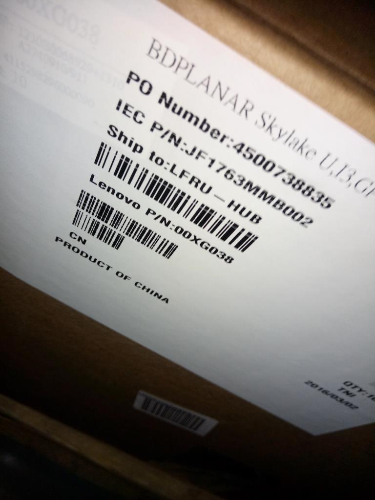 Lenovo Pl System Boards - 00XG038