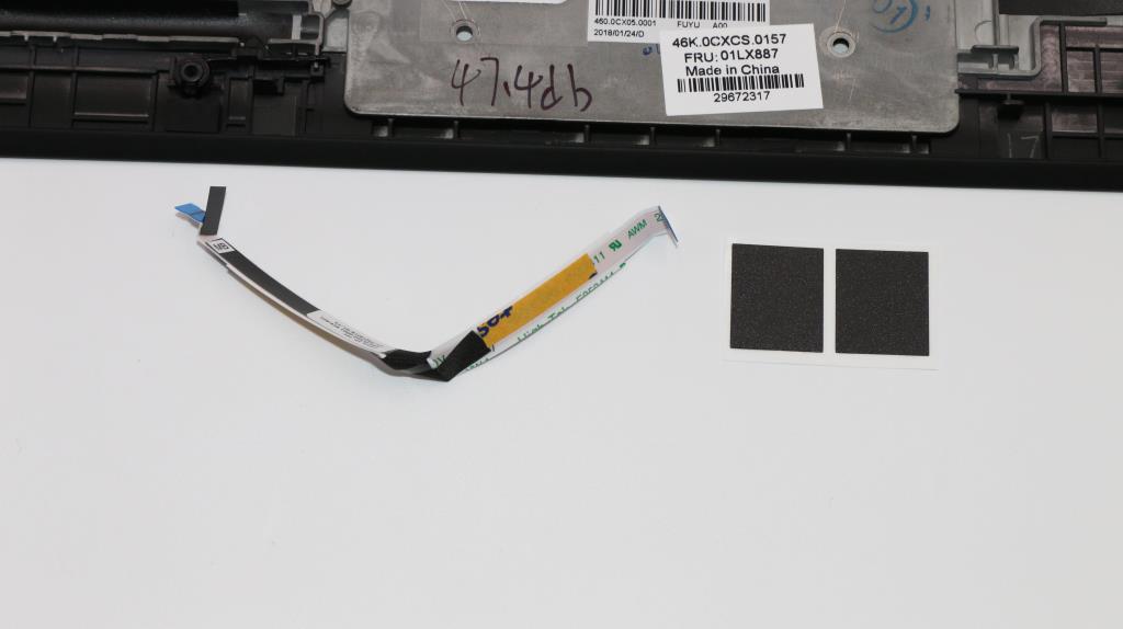 Lenovo 01LX887 Assembly Ccoverbkkbd Sicblchyf