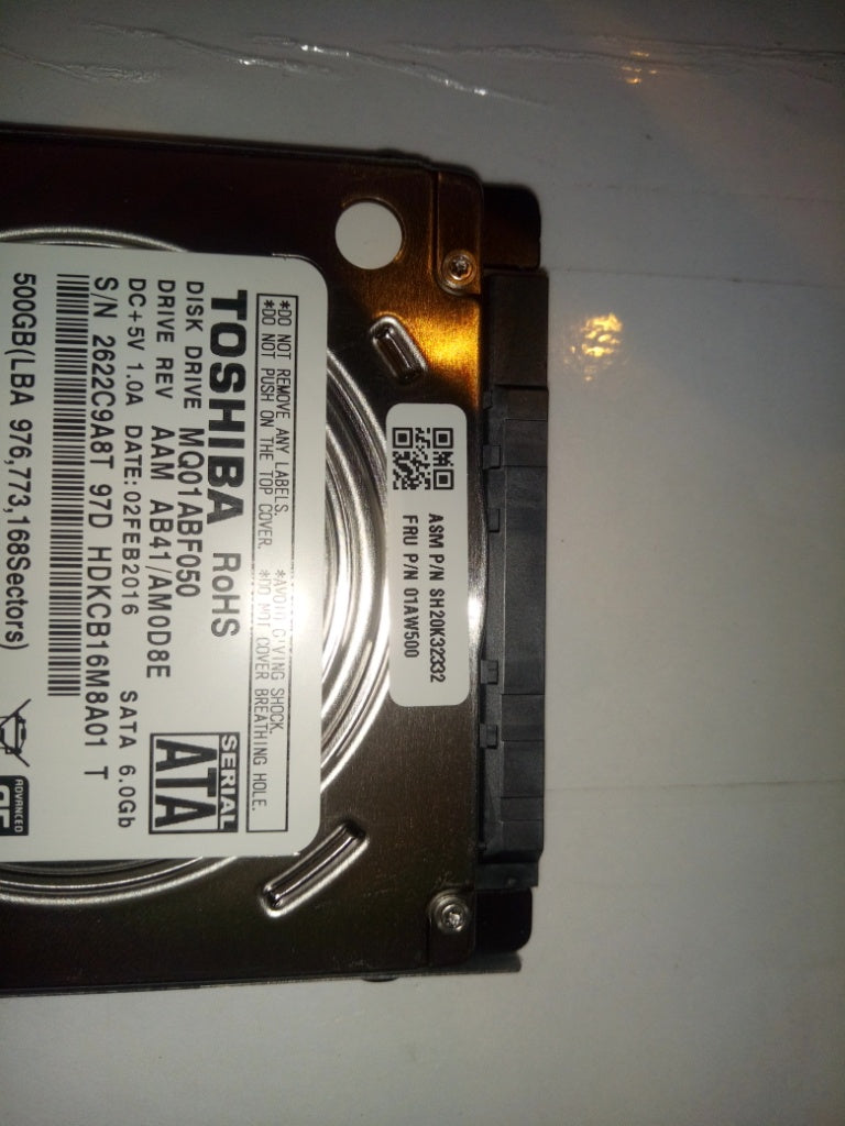 Lenovo Hd Hard Drives - 01AW500