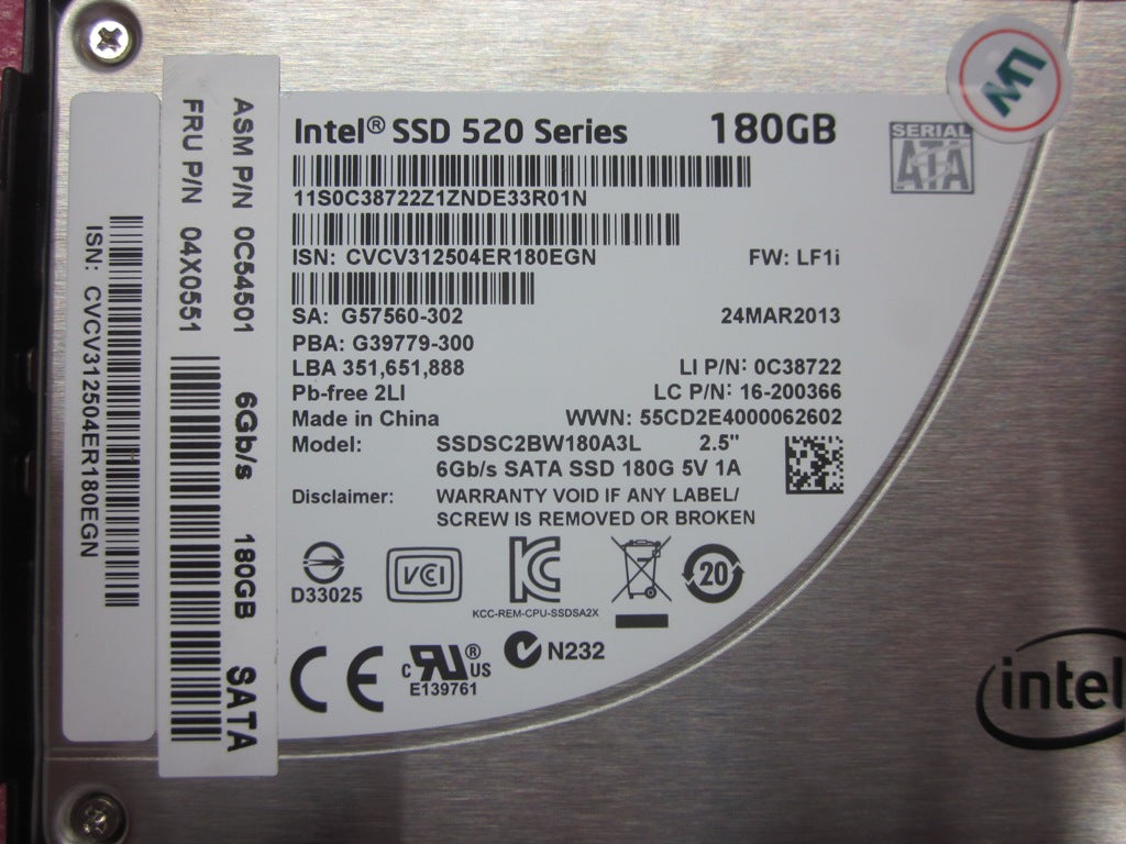 Lenovo Solid State Drives - 04X0551