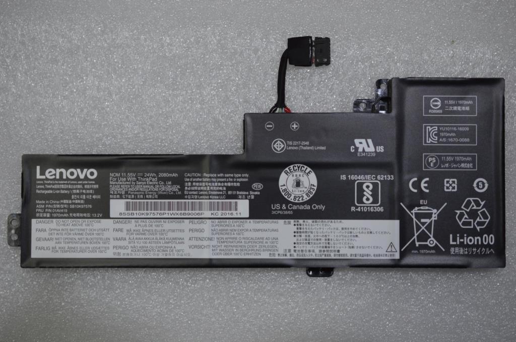 Lenovo Ct470 Batt Internal 3C 24Wh Li - 01AV419