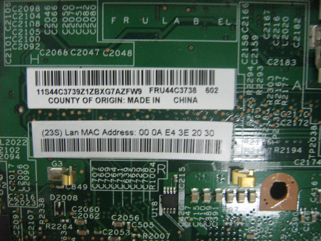 Lenovo System Boards - 44C3738