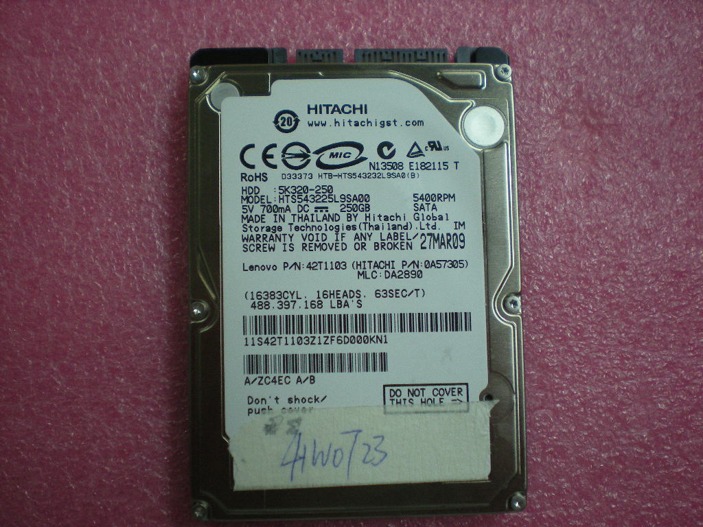 Lenovo Hard Drives - 41W0723
