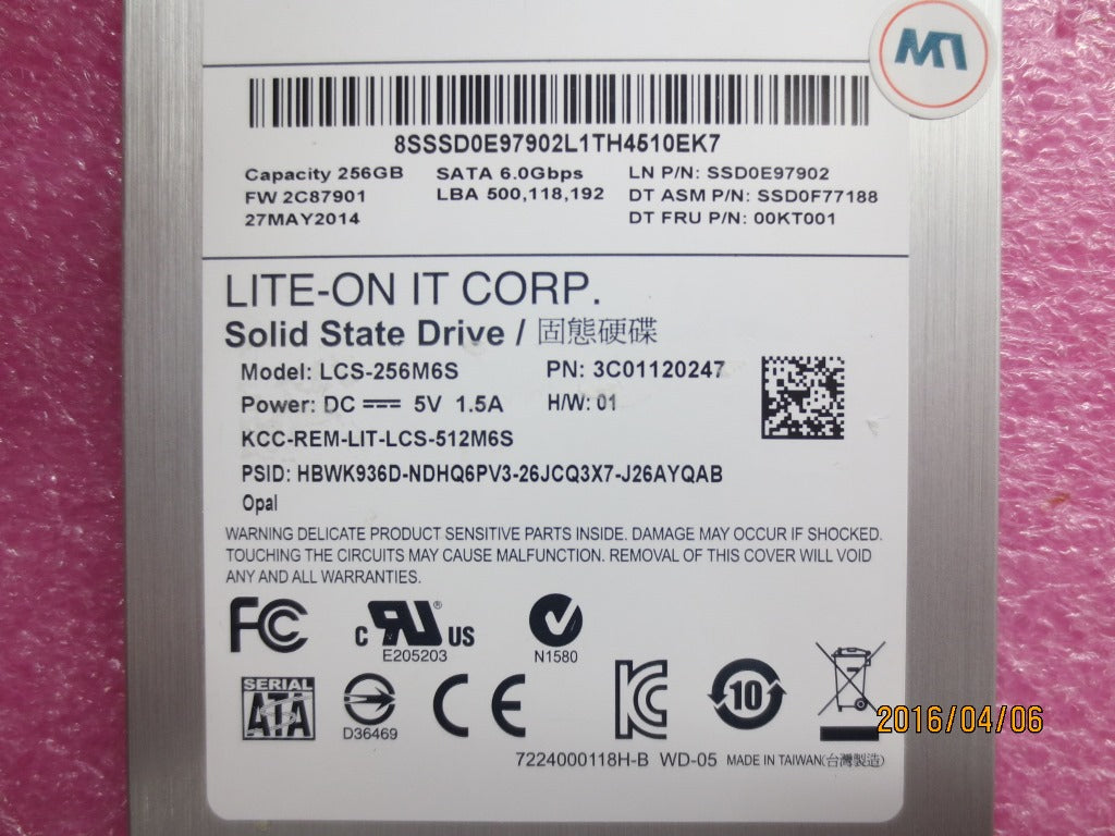 Lenovo Replacement Part - 00Kt001