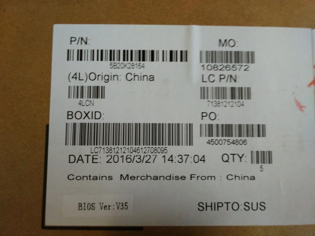 Lenovo Pl System Boards - 5B20K28164