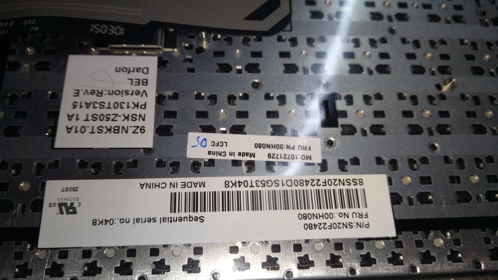 Lenovo Ki Keyboards Internal - 00HN080