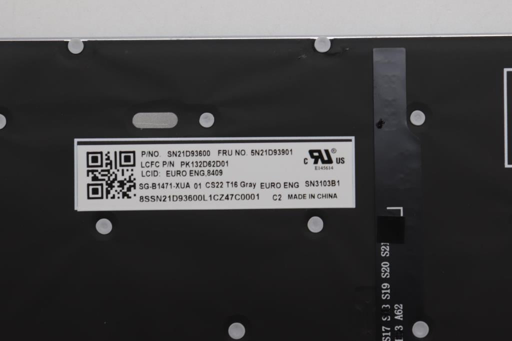 Lenovo Nb_Kyb Cs22 Nm Top,Gr-Bl,Ltn,E - 5N21D93901