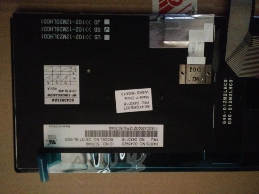 Lenovo Ki Keyboards Internal - 04X0118