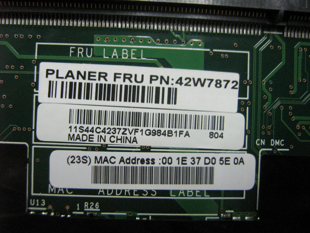 Lenovo Plnr Crd - 42W7872