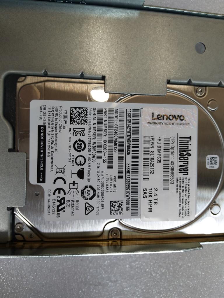Lenovo Hs 2.4T 10K Sas 12G 512E 25W/3 - 01MP635